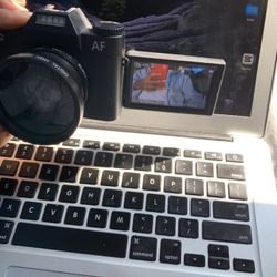 Canon T100 Apple Mack Book 4k Mirrorless Camera 