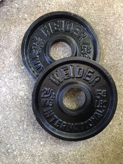 2-5.5lbs Olympic style weights