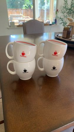 Set Of Four Starbucks Mugs