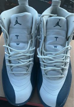 Air Jordan 12 White French Blue size 13
