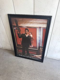 Large Scarface Picture Frame