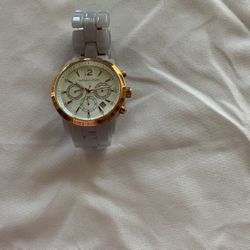 Michael Kors #6312 Audrina Mother Of Pearl Watch 
