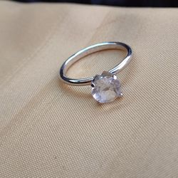 Faux Diamond Ring 