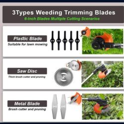 Weed Eater Grass Trimmer 24volt Lithium Rechargeable
