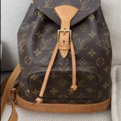 Louis Vuitton Montsouris Backpack MM Canvas Vintage