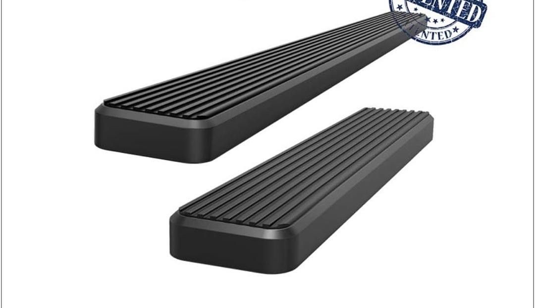 Black Running Boards For 03-23 Chevy Express / GMC Savanna 1500 2500 3500 Full Size Van 3dr