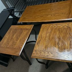 Real Wood Coffee Table And End Table 