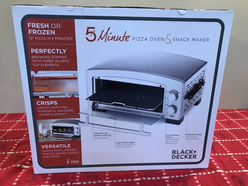 Black + Decker 5-Minute Pizza Oven 