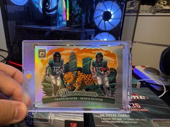 2025 Panini Donruss Optic Travis Hunter Dual Downtown #15 (RC)