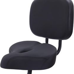 Oversized Bike Seat, Comfort Bicycle Seat Replacement for Men & Women, Electric Bike Seat Cushion Extra Wide with Backrest, Large Comfy Seat