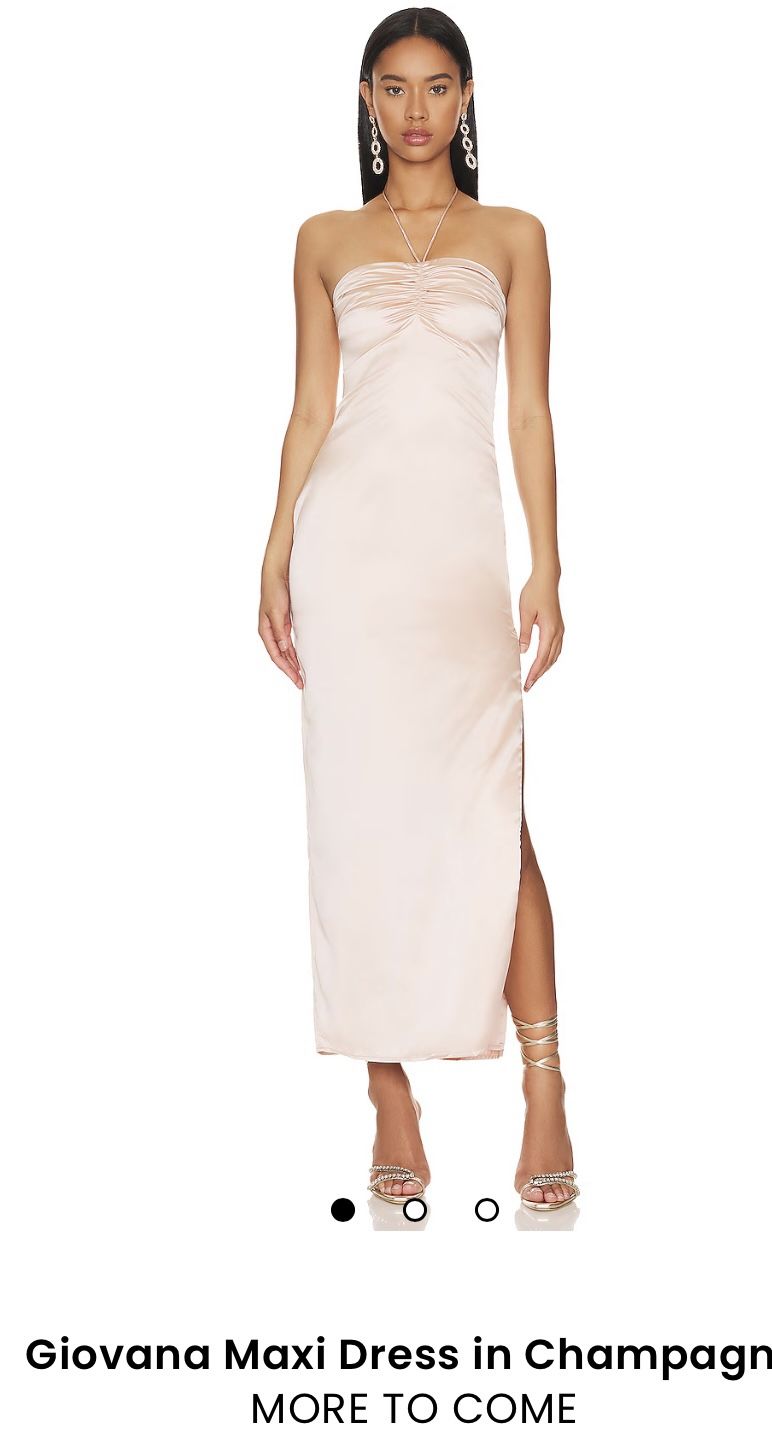 Giovana Maxi Dress In Champagne