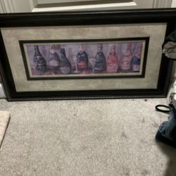Kirkland   Wine Bottles Picture 44x25 