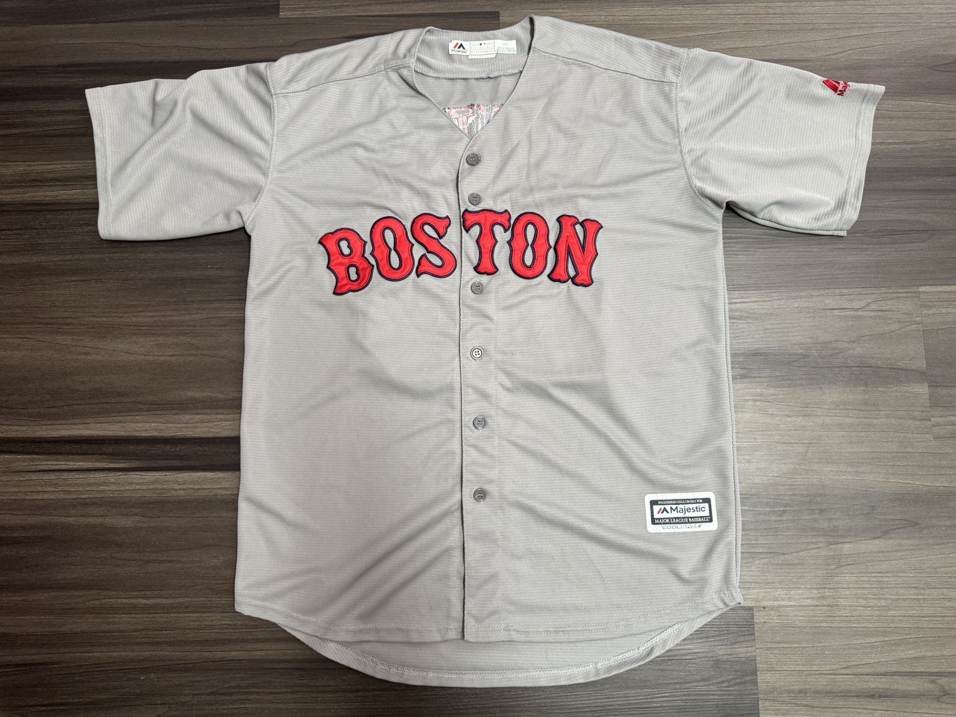 Andrew Benintendi Boston Red Sox Majestic Cool Base Jersey Men’s Large