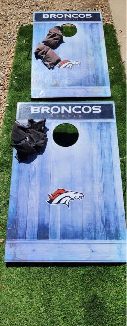 Denver Broncos Cornhole Boards