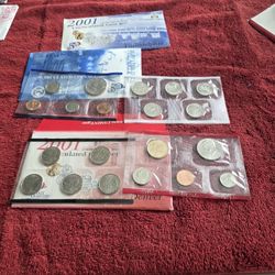 Collectible Coins 2001 Mint Sets