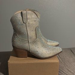 New! Sparkly Ankle Boots  $10