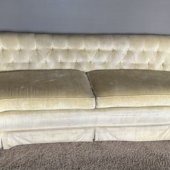 Gold couch