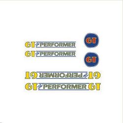 GT Performer bike decals