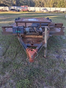 18ft car hauling trailer