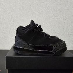Jordan 3 Retro Black Cat | Toddler 9C | Used