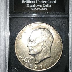 1971 Eisenhower Dollar Brilliant Uncirculated 