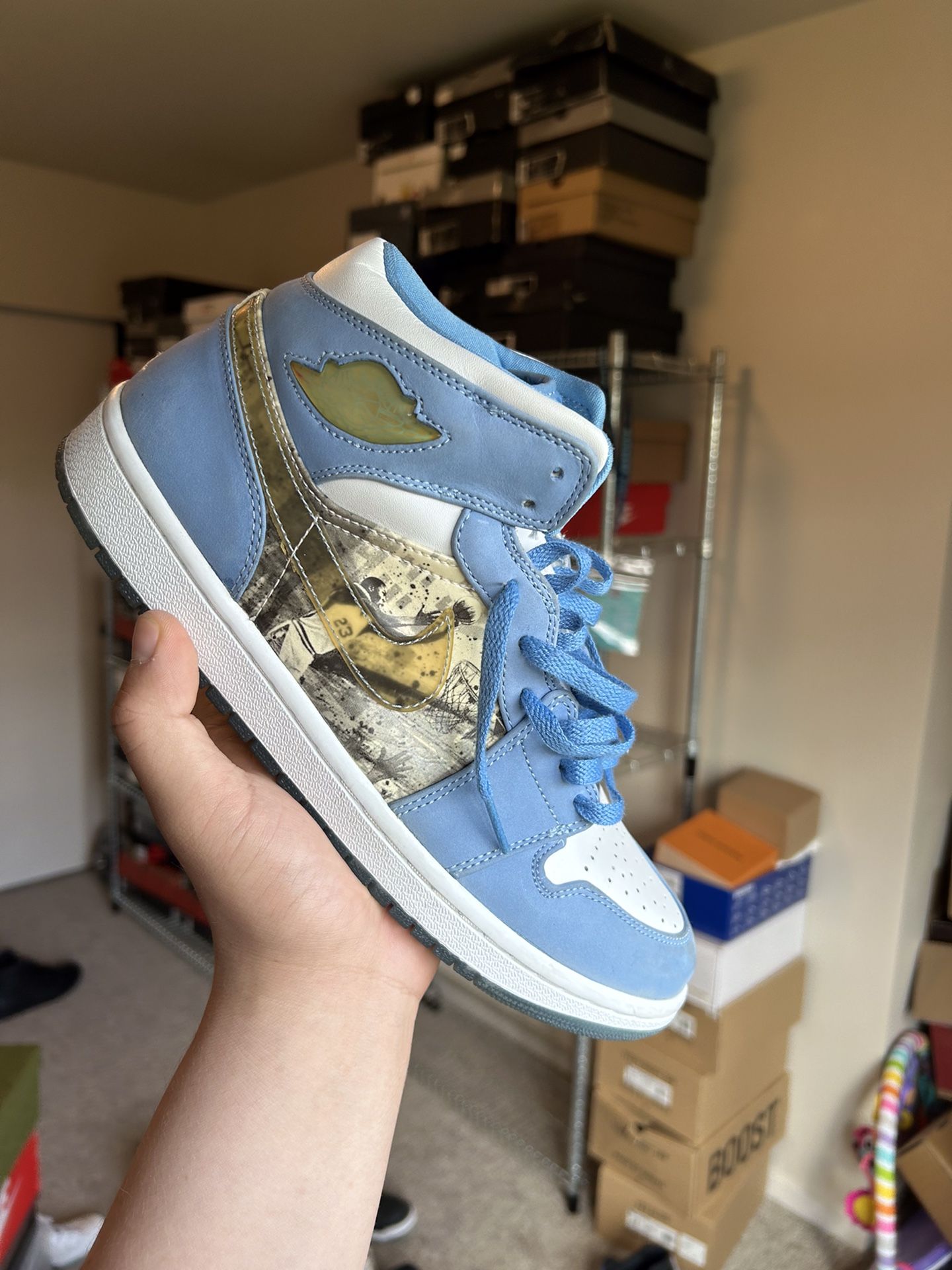 Jordan 1 University Blue Alpha Size 10.5