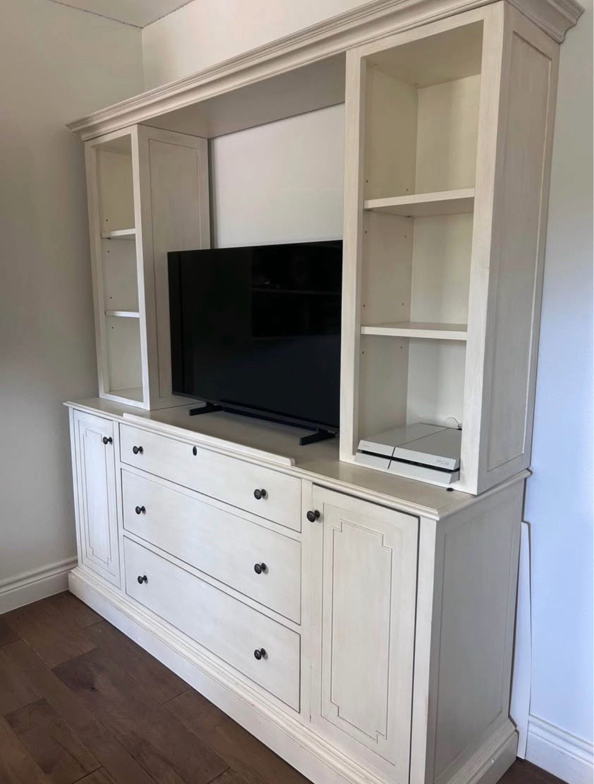 RH Restoration Hardware Bellina Bookcase Hutch + Dresser