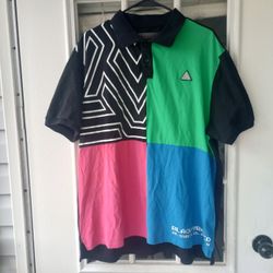 Black Pyramid Polo Shirt size XXXL