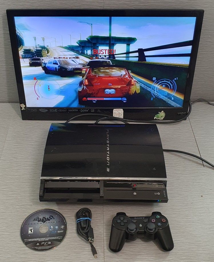 Sony PlayStation 3 PS3  Backwards Compatible CECHA01 60 GB For Repair Parts READ