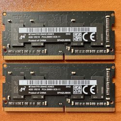 8GB (2x4) DDR4 OEM iMac 2020 RAM
