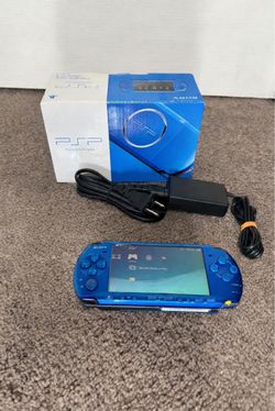 Sony PSP Vibrant Blue with Box and Charger