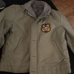 Vintage United States Coast Guard Military Jacket.