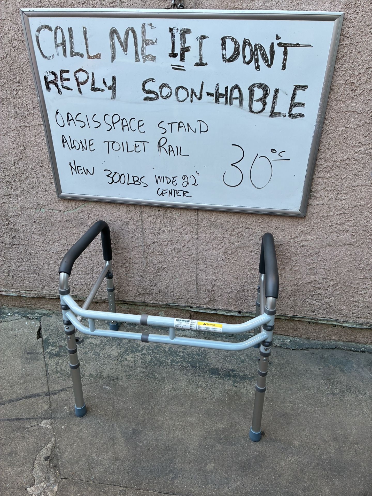 Toilet Frame Rail Helps To Stand