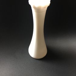Milk glass Stem Flower Vase
