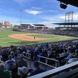 2 Cubs spring training tickets: 3/5