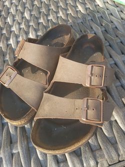 Birkenstock suede sandals