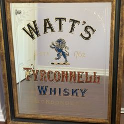Rare Watt's Tyrconnell Whisky Londonderry Mirror