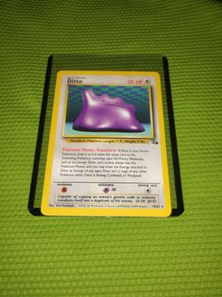 Like Mint 1999 Pokemon - Ditto Game Card - 18/62