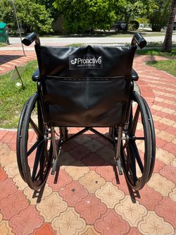 Wheelchair fake leather 18 inch