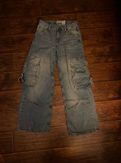 S.O.N.G  Cargo jeans, color blue, size 00/23
