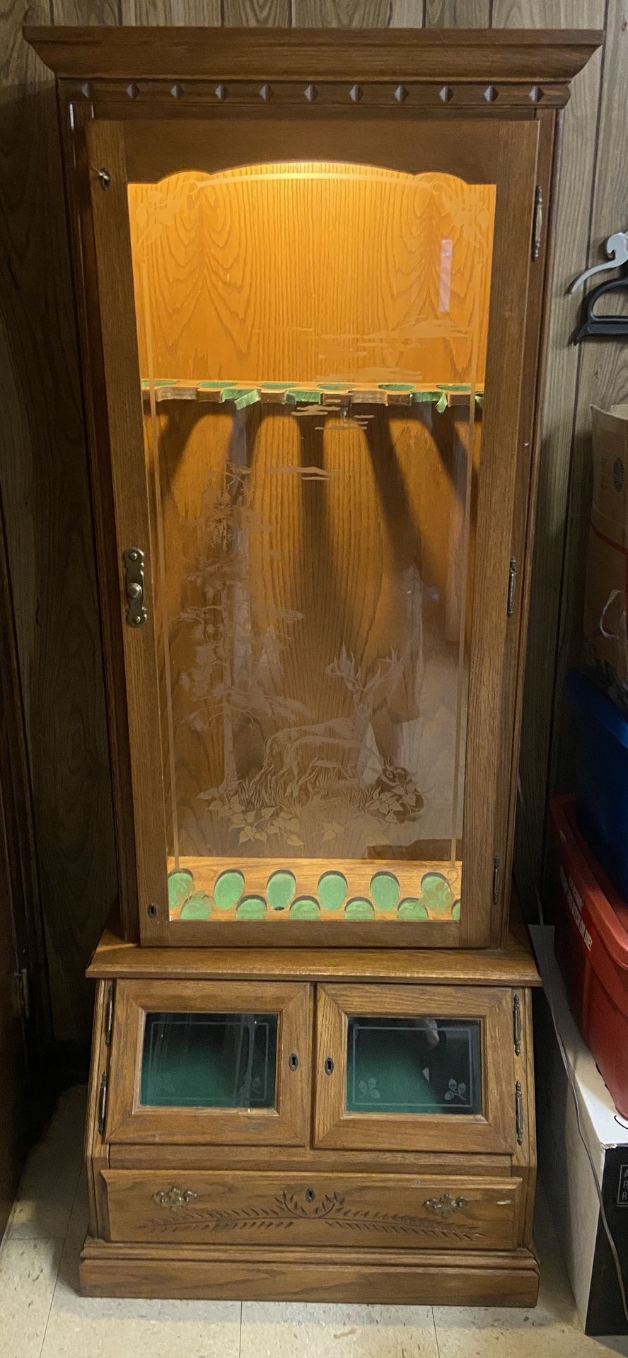 Antique Gun Cabinet