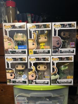 Loki Funko Pop Set