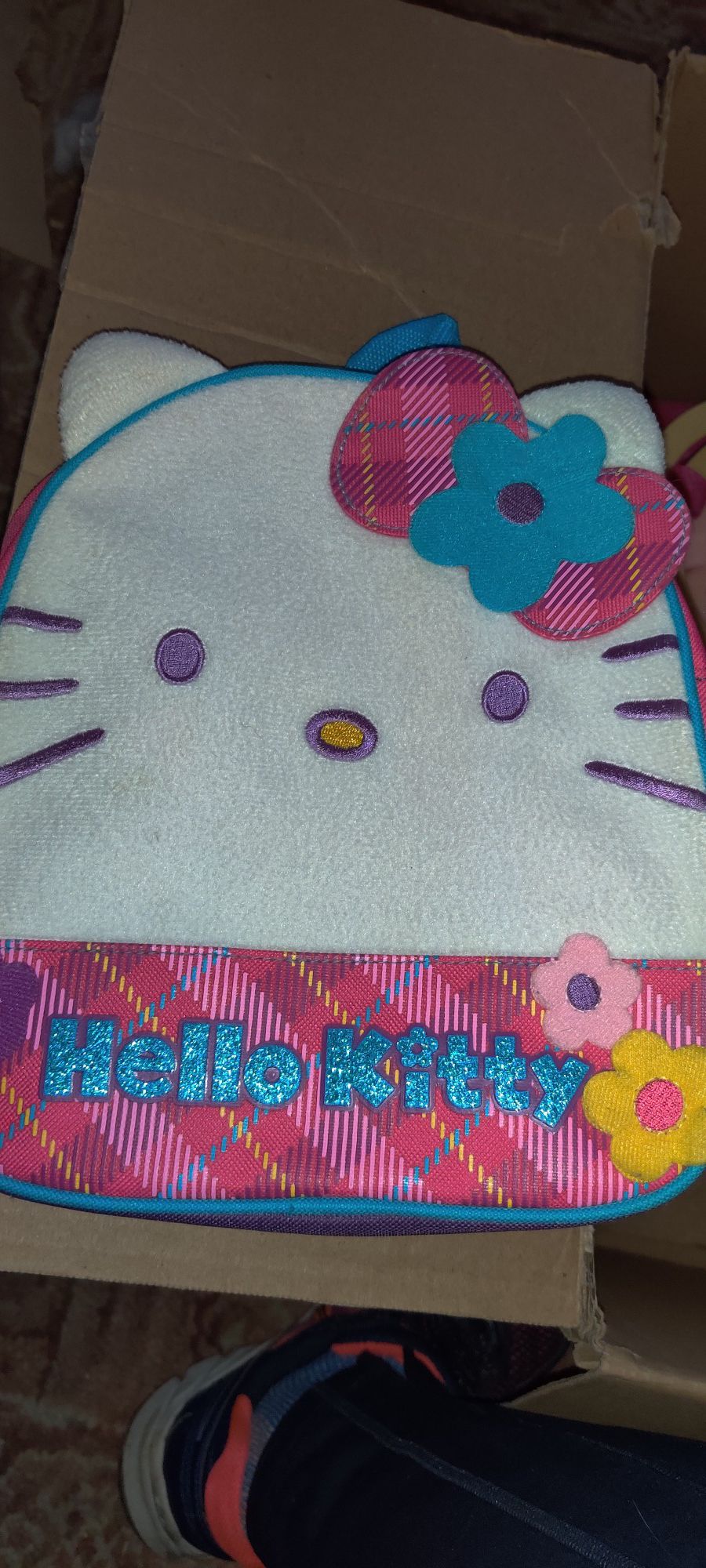 Cute hello kitty backpack. Was never used