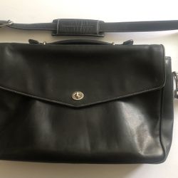 Coach Leather Laptop Bag