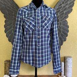 Hollister New Plaid Button Down Shirt
