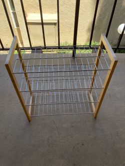 4 Tiers Shelves  H-27, L-25, W-12 inches