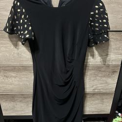 Black Dress with Gold Jessica Howard 4P