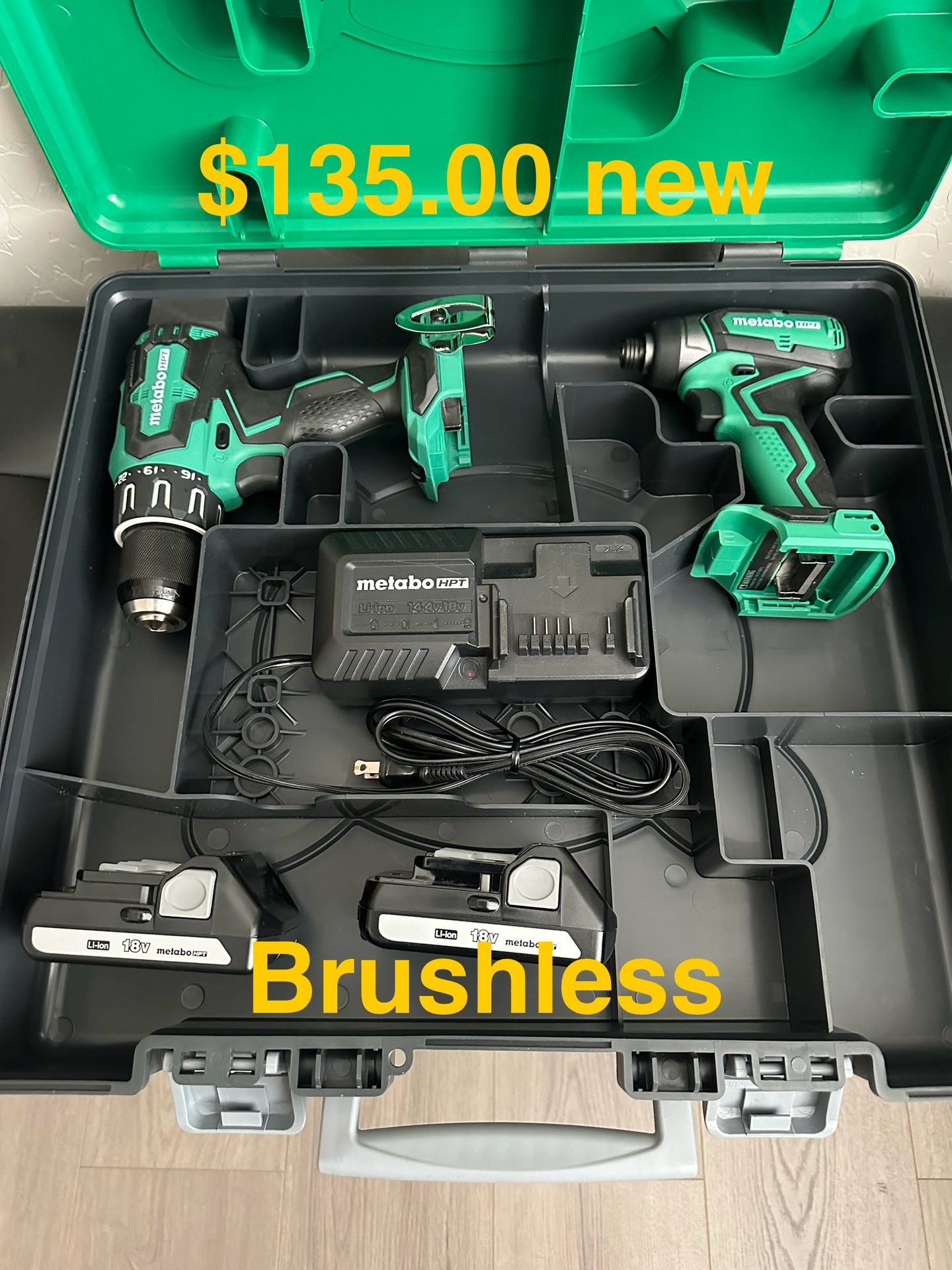Metabo Drill Set New Brushless $135.00