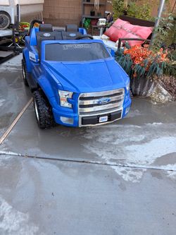 F150 Truck 12volt Electric Kid Ride On Car Power Wheels
