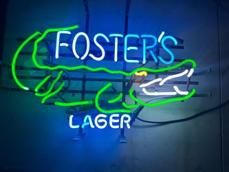 Foster’s Lager Beer Neon Sign